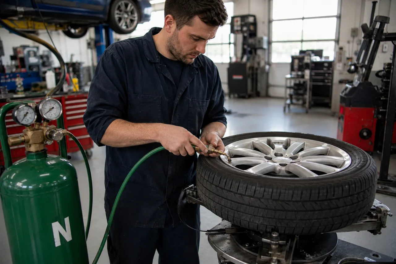 Nitrogen Tire Inflation at Big O Tires Hastings